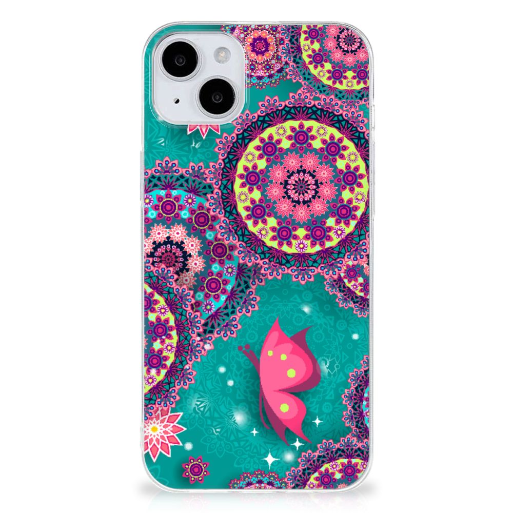 iPhone 15 Hoesje maken Cirkels en Vlinders B2C Telecom