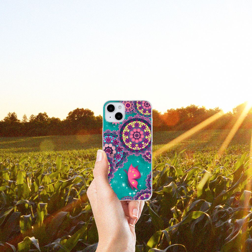 iPhone 15 Hoesje maken Cirkels en Vlinders B2C Telecom