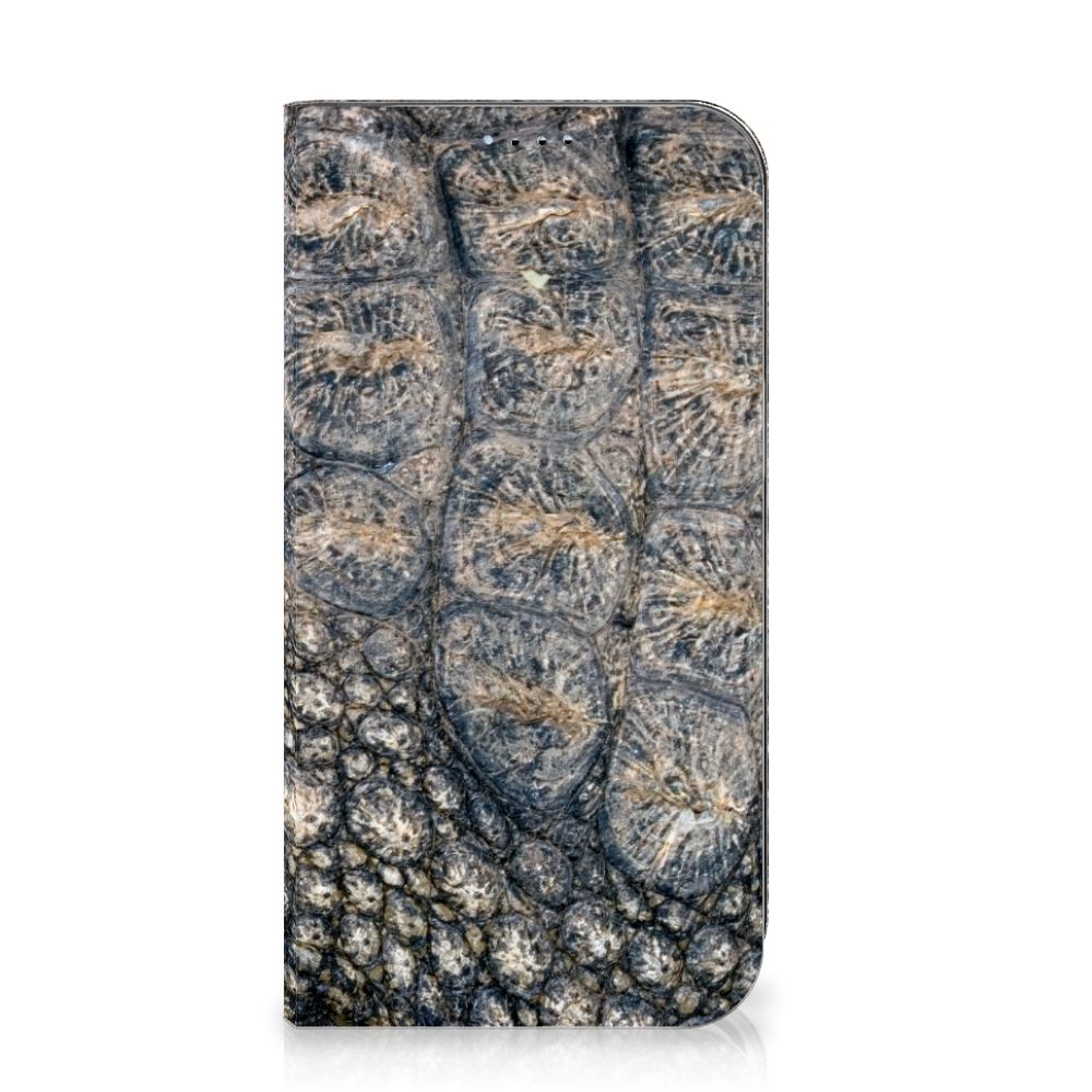 iPhone 15 Hoesje maken Krokodillenprint met realistische krokodillenhuid textuur.