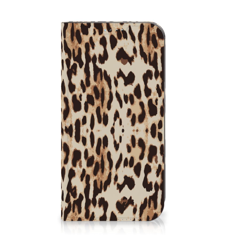 iPhone 15 Hoesje maken Leopard hoesje luipaardprint front