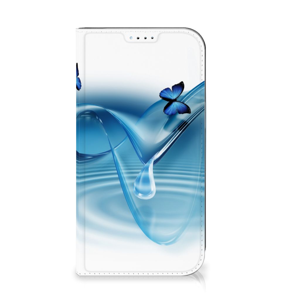 iPhone 15 Hoesje maken Vlinders met blauwe vlinders en golven op een stijlvolle case 🌊🦋