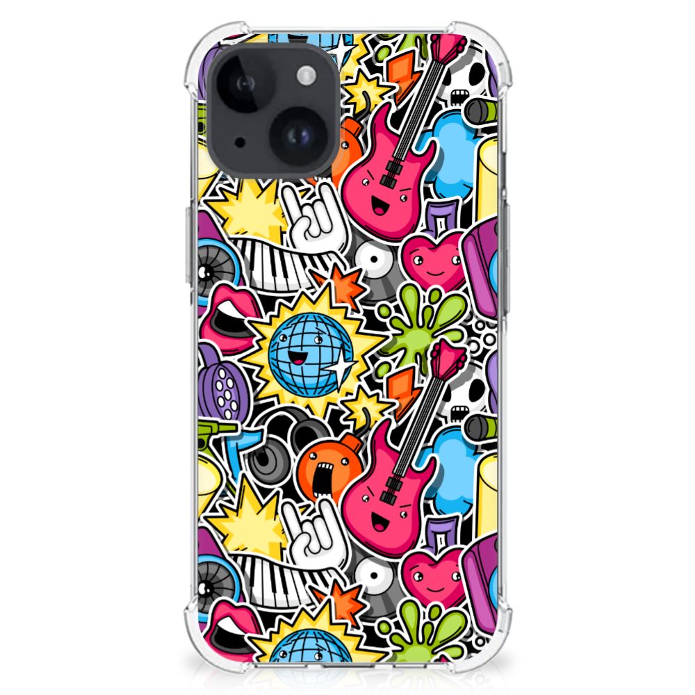 iPhone 15 Plus Anti Shock Bumper Case Punk Rock B2C Telecom