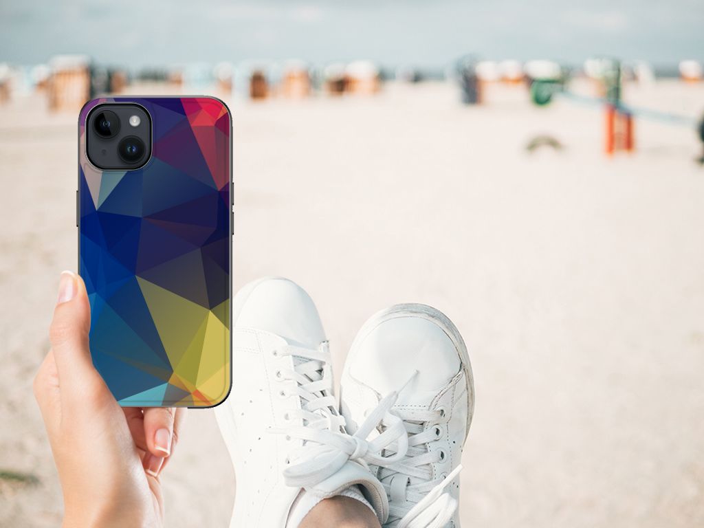 iPhone 15 Plus Backcover Polygon Dark B2C Telecom