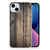 iPhone 15 Plus Bumper Hoesje Steigerhout met realistische steigerhout print, perfect voor jouw telefoon.