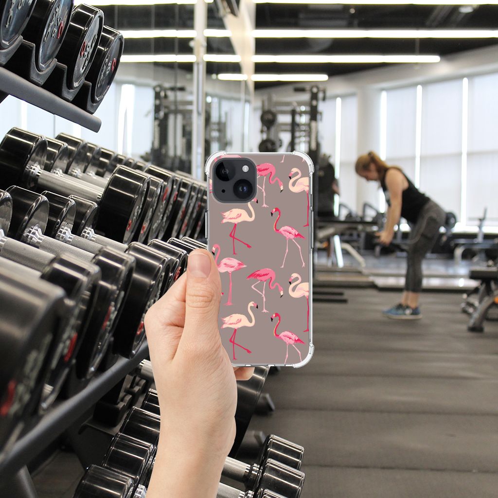 iPhone 15 Plus Case Anti-shock Flamingo B2C Telecom