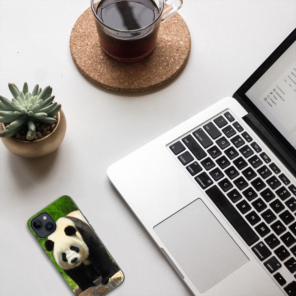 iPhone 15 Plus Dierenprint Telefoonhoesje Panda B2C Telecom