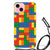 iPhone 15 Plus Doorzichtige Silicone Hoesje Blokken B2C Telecom
