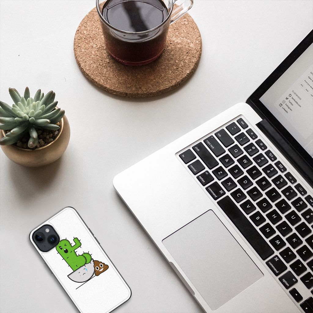 iPhone 15 Plus Hoesje Cactus Poo B2C Telecom