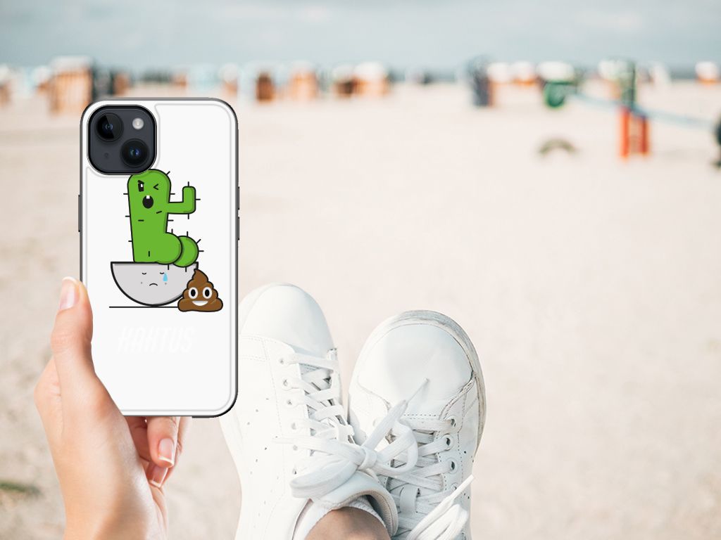 iPhone 15 Plus Hoesje Cactus Poo B2C Telecom
