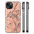 iPhone 15 Plus Marmeren Print Telefoonhoesje Marmer Oranje B2C Telecom