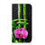 iPhone 15 Plus Smart Cover Orchidee met een prachtige orchidee en bamboe, een elegante bescherming voor jouw smartphone 🌺.