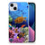 iPhone 15 Plus TPU Hoesje Vissen met kleurrijke zeedieren en koraalrif, tropische onderwaterwereld 🌊