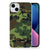 iPhone 15 Plus TPU bumper Army Dark met camouflage ontwerp, perfect voor natuurliefhebbers. 🌲