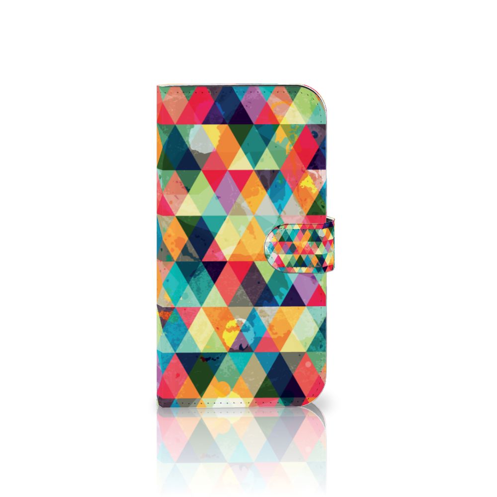 iPhone 15 Plus Telefoon Hoesje Geruit telefoonhoesje geruit design voorkant