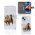 iPhone 15 Plus Telefoonhoesje met Pasjes Paarden met magneetsluiting en ruimte voor pasjes.