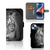 iPhone 15 Plus Telefoonhoesje met Pasjes Tijger met close-up van witte tijger 🐅 en compartimenten voor pasjes