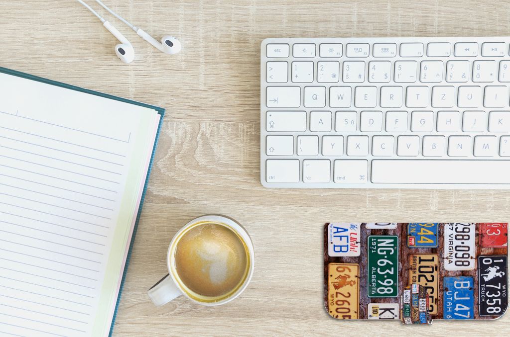 iPhone 15 Plus Telefoonhoesje met foto Kentekenplaten design kentekenplaten aanzicht