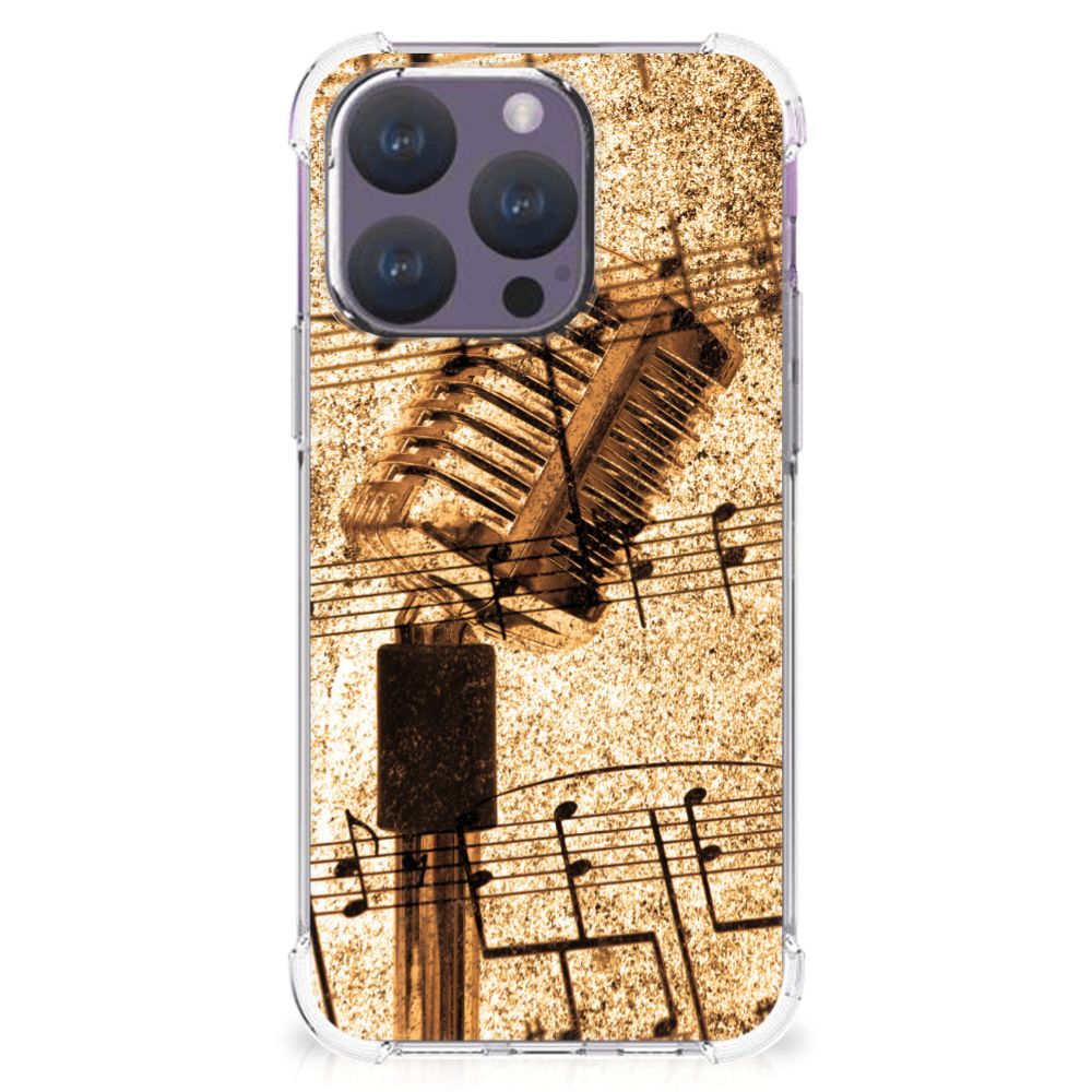 iPhone 15 Pro Anti-shock Hoesje met foto Bladmuziek B2C Telecom