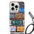 Apple iPhone 15 Pro Anti-shock Hoesje met foto Kentekenplaten achteraanzicht