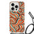 iPhone 15 Pro Back Cover Retro design kleurrijke swirl aanzicht
