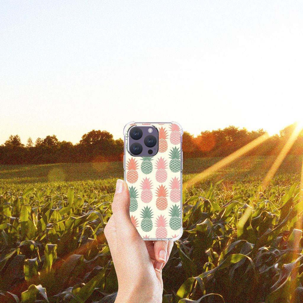 iPhone 15 Pro Beschermhoes Ananas B2C Telecom