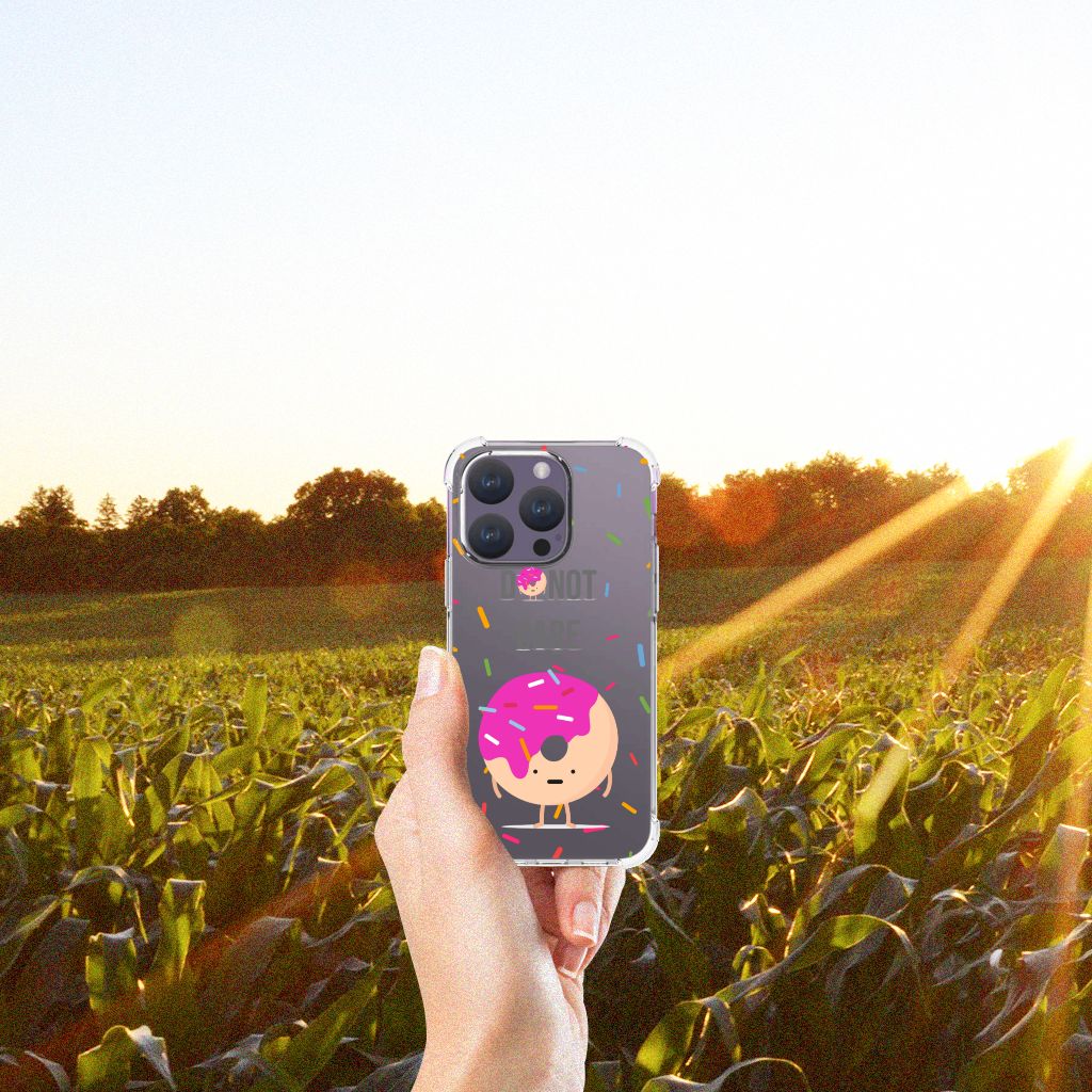 iPhone 15 Pro Beschermhoes Donut Roze B2C Telecom