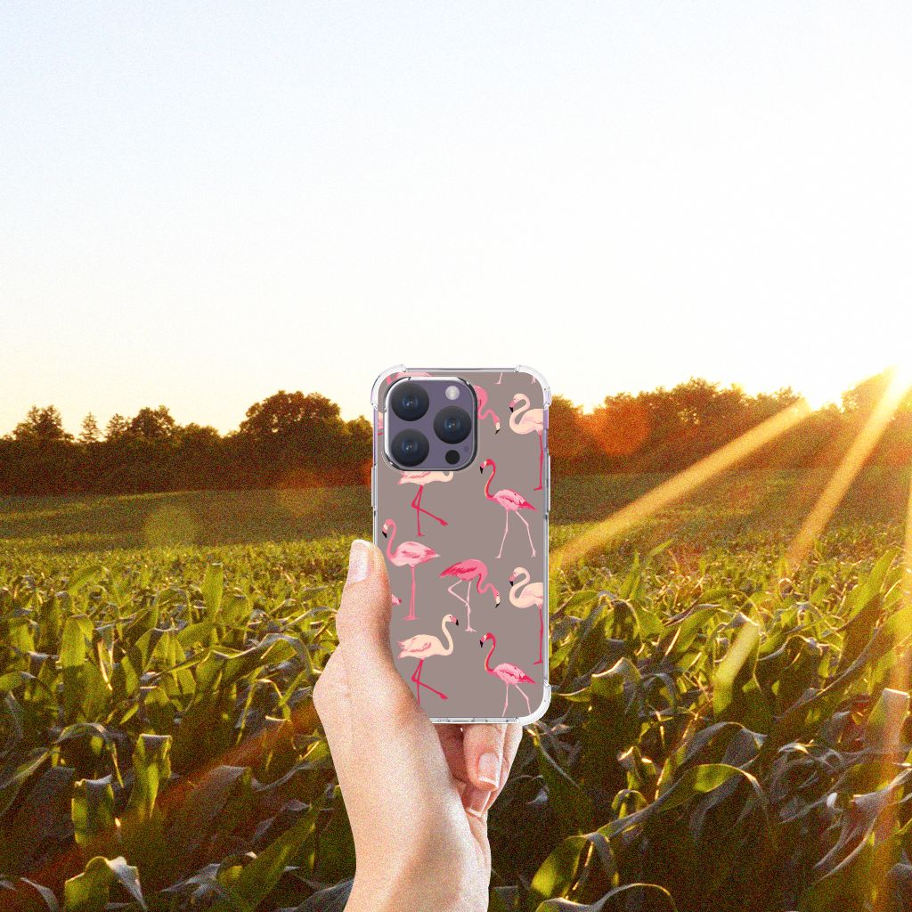 iPhone 15 Pro Case Anti-shock Flamingo B2C Telecom