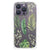 iPhone 15 Pro Case Leaves bloemen bladeren achterzijde