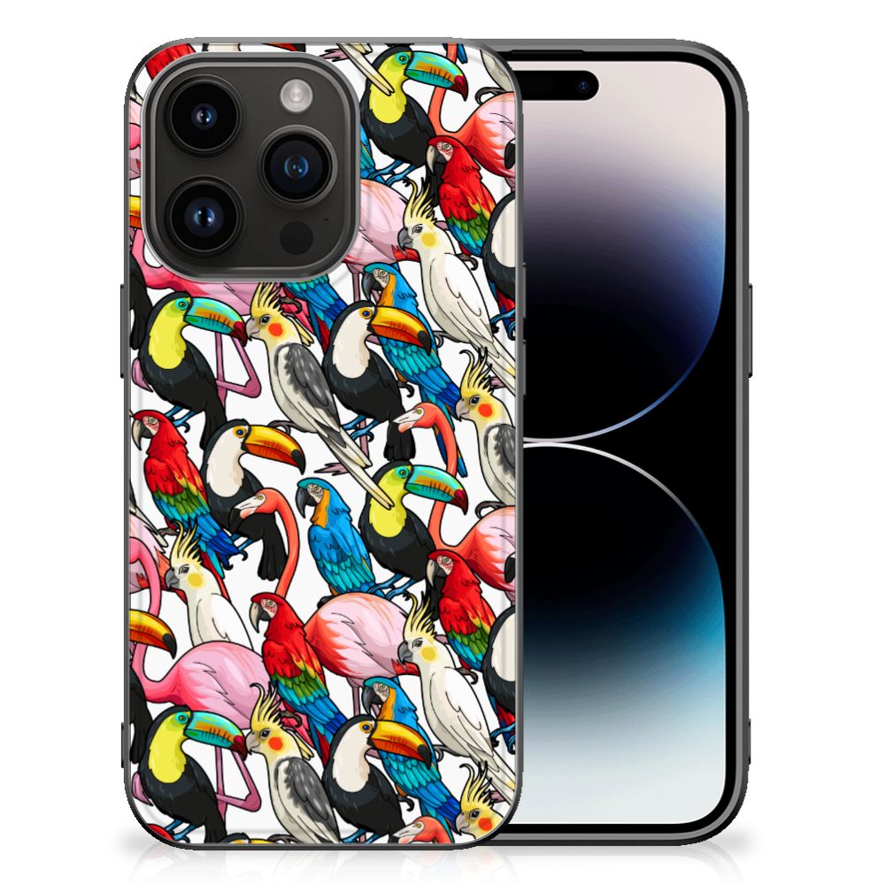 iPhone 15 Pro Dierenprint Telefoonhoesje Birds B2C Telecom