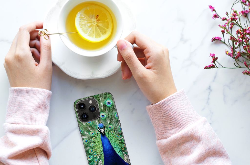 iPhone 15 Pro Dierenprint Telefoonhoesje Pauw B2C Telecom