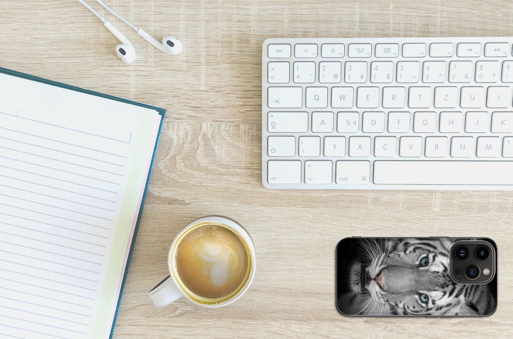 iPhone 15 Pro Dierenprint Telefoonhoesje Tijger B2C Telecom