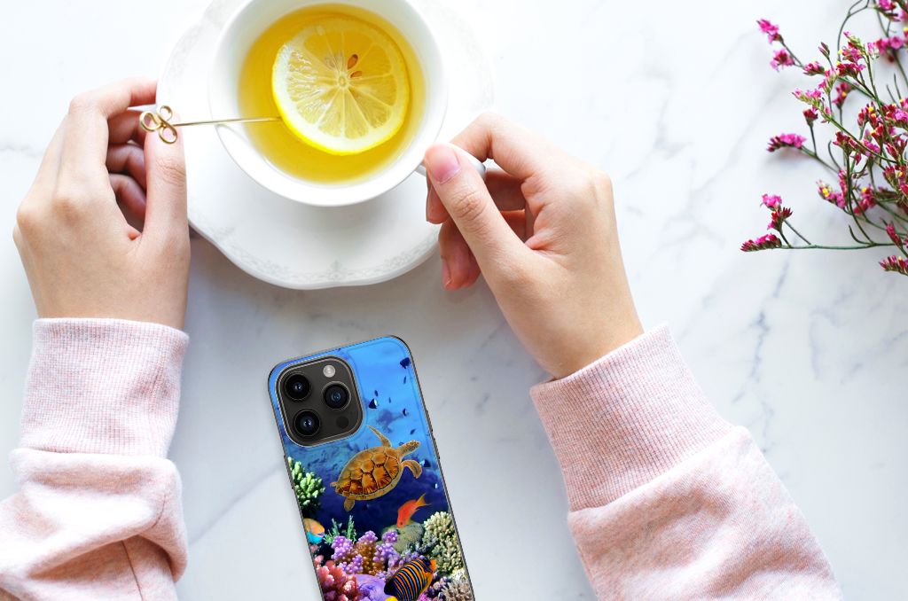 iPhone 15 Pro Dierenprint Telefoonhoesje Vissen B2C Telecom