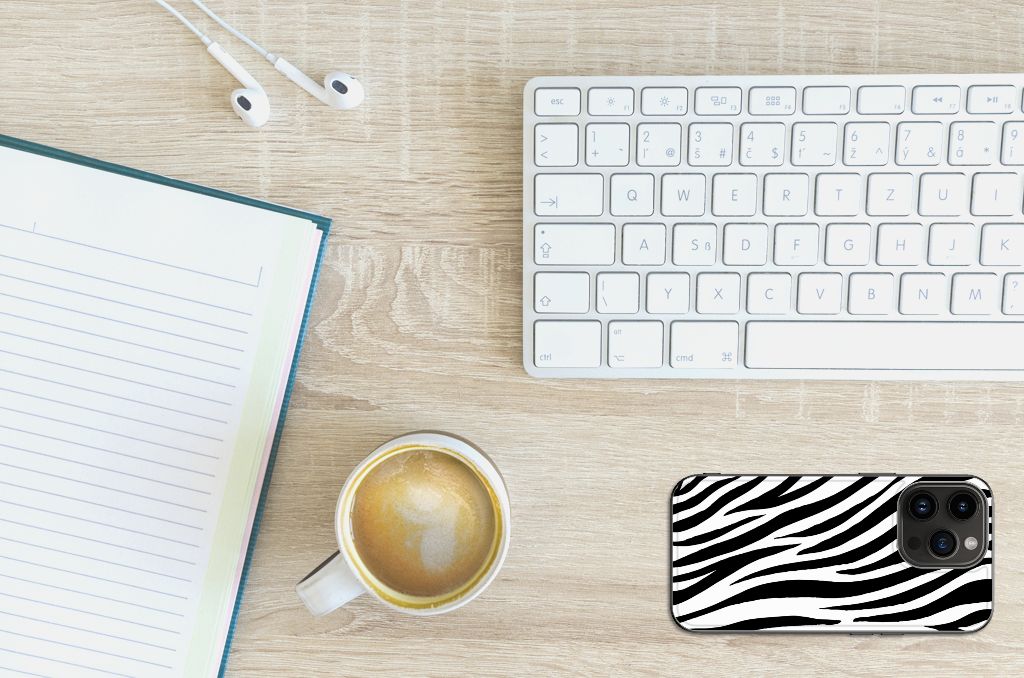 iPhone 15 Pro Dierenprint Telefoonhoesje Zebra B2C Telecom