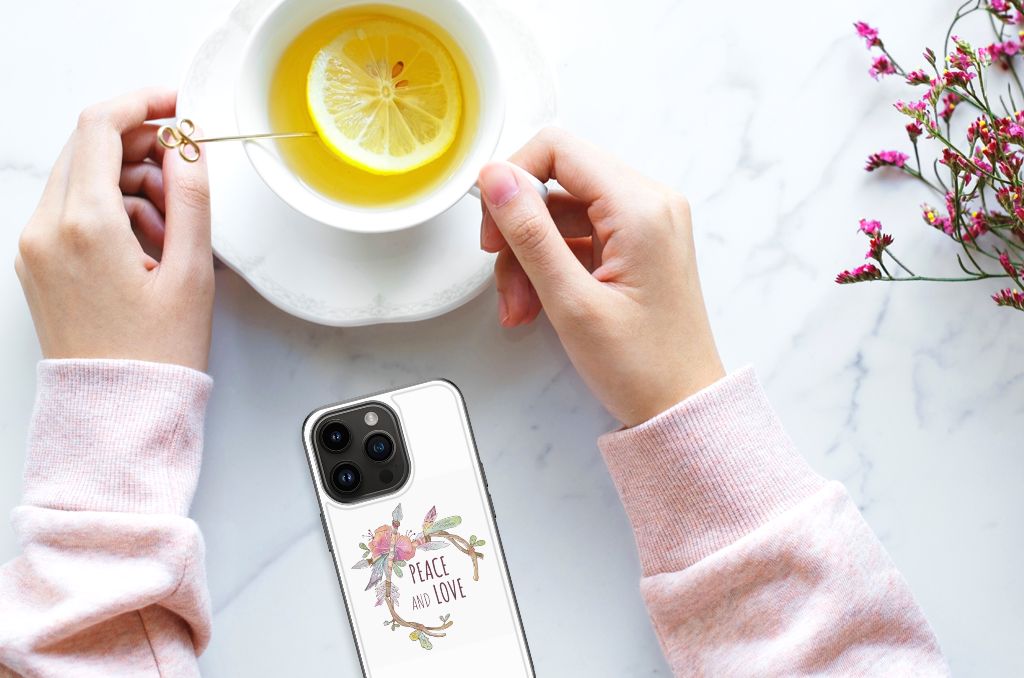 iPhone 15 Pro Hoesje Boho Text B2C Telecom