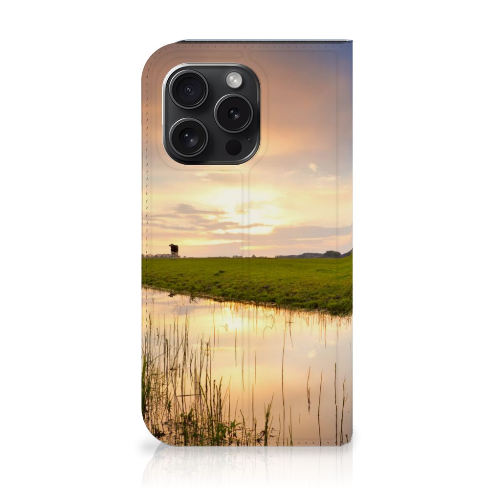 iPhone 15 Pro Hoesje maken Koe case koe ondergang natuur