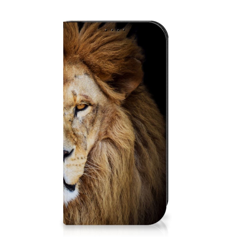 iPhone 15 Pro Hoesje maken Leeuw hoesje leeuw aanzicht