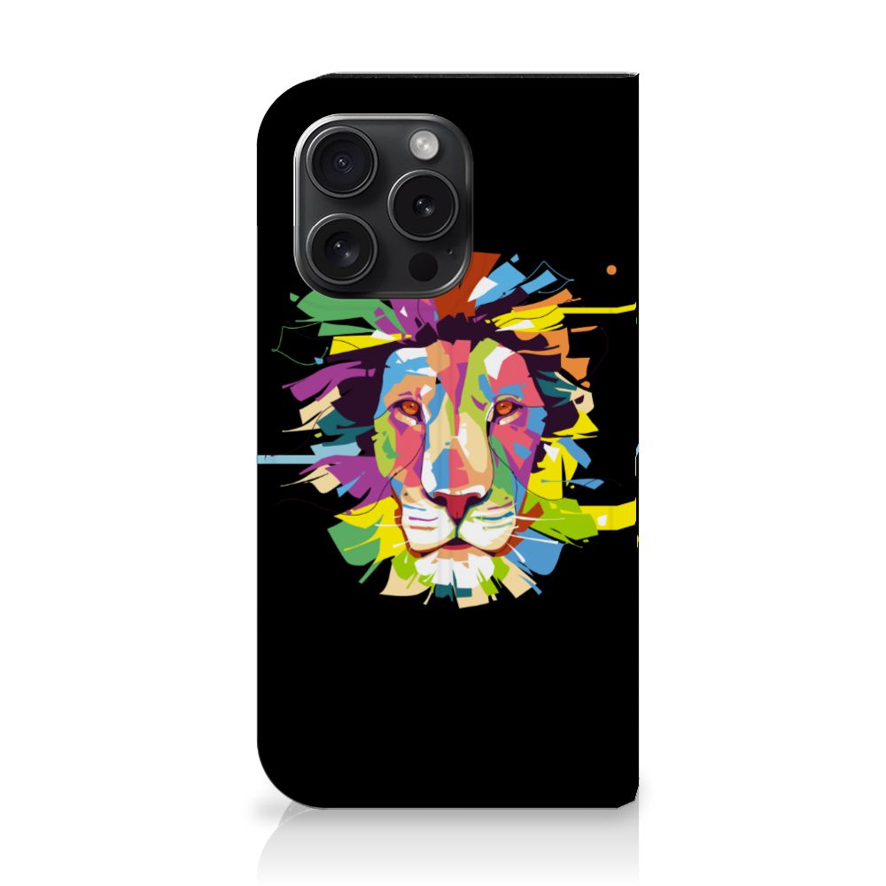 iPhone 15 Pro Magnet Case Lion Color voorkant