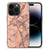 iPhone 15 Pro Marmeren Print Telefoonhoesje Marmer Oranje B2C Telecom