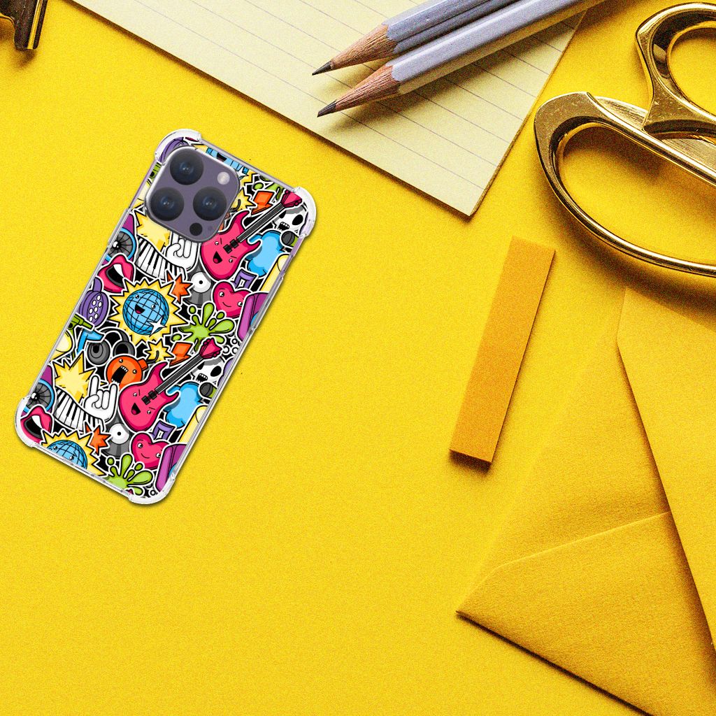 iPhone 15 Pro Max Anti Shock Bumper Case Punk Rock B2C Telecom