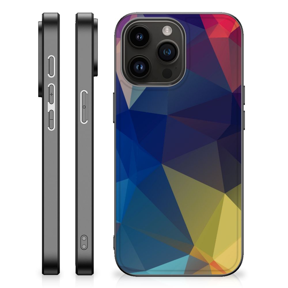 iPhone 15 Pro Max Backcover Polygon Dark B2C Telecom