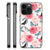 Apple iPhone 15 Pro Max Bloemen Hoesje Butterfly Roses zijkant bloemenprint