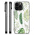 iPhone 15 Pro Max Bloemen Hoesje Leaves back cover leaves design zijaanzicht
