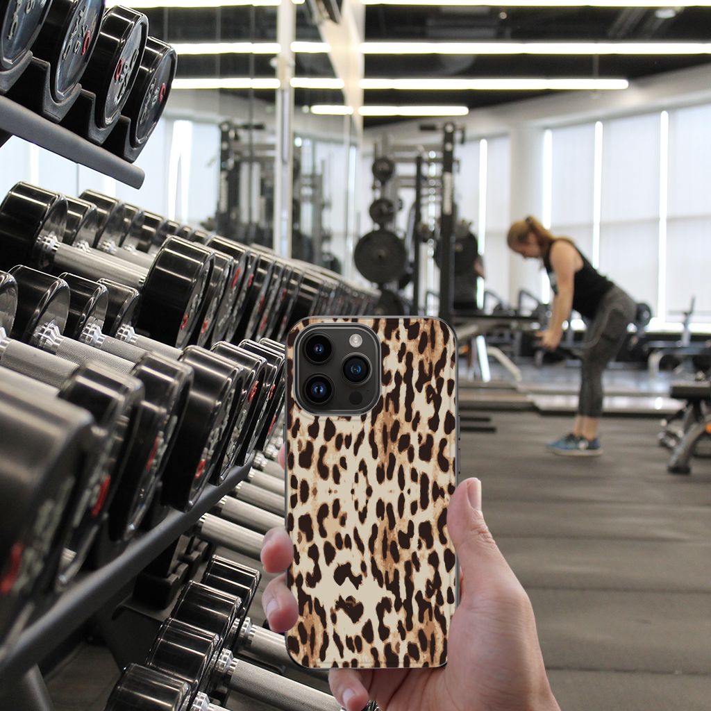 iPhone 15 Pro Max Dierenprint Telefoonhoesje Leopard B2C Telecom