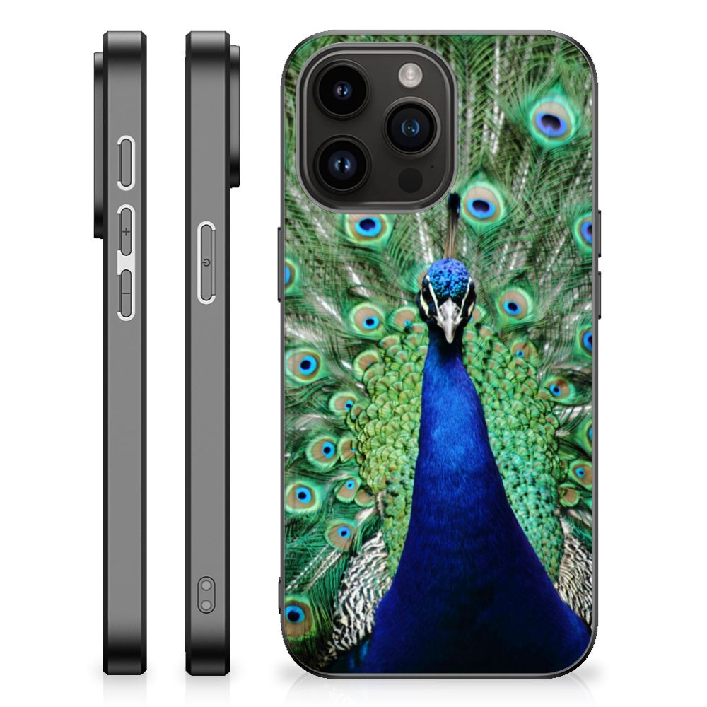 iPhone 15 Pro Max Dierenprint Telefoonhoesje Pauw B2C Telecom