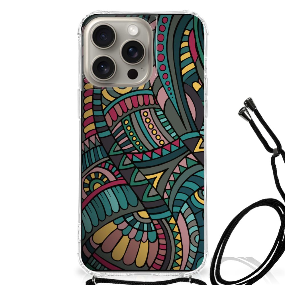 iPhone 15 Pro Max Doorzichtige Silicone Hoesje Aztec B2C Telecom