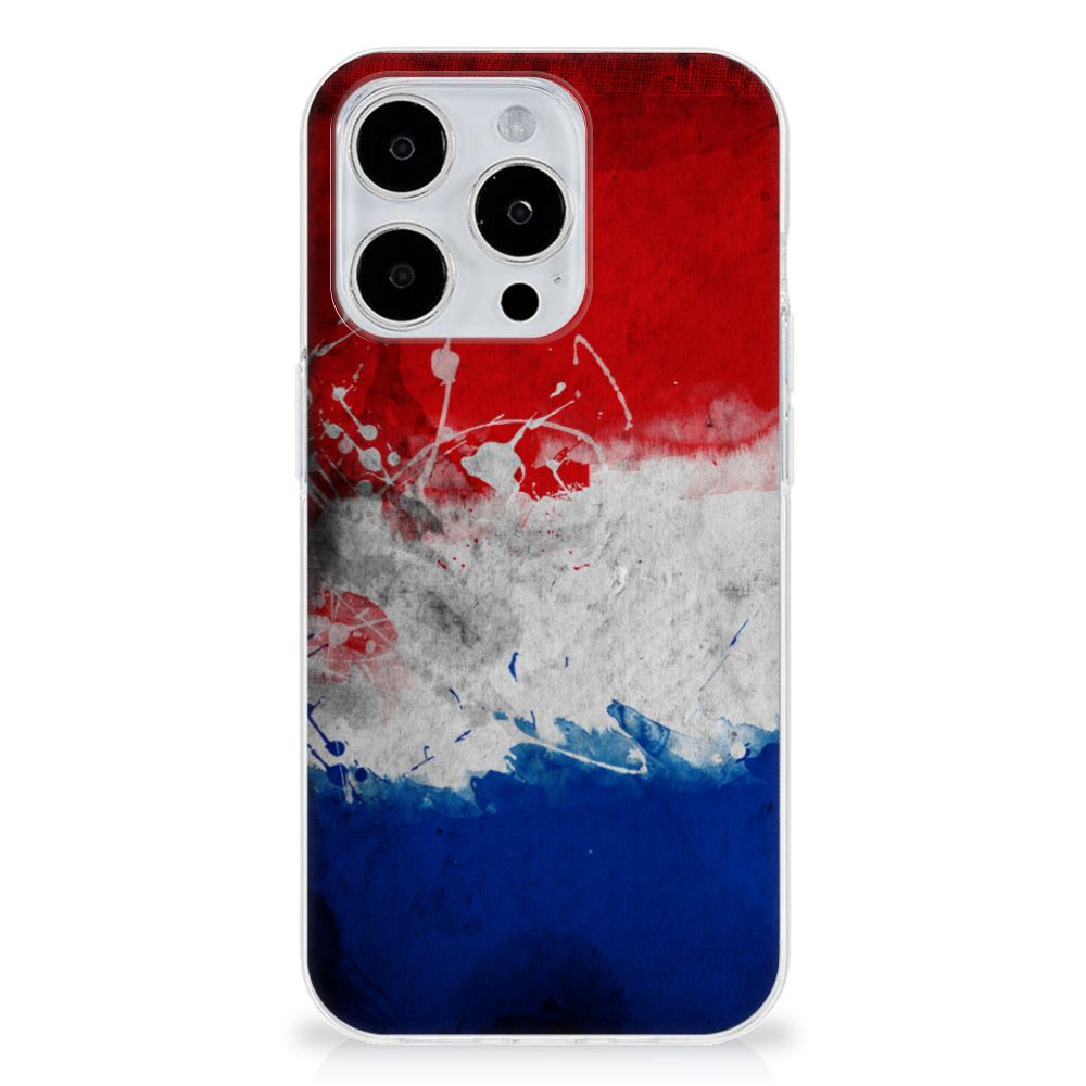 iPhone 15 Pro Max Hoesje Nederland design Nederlandse vlag aanzicht