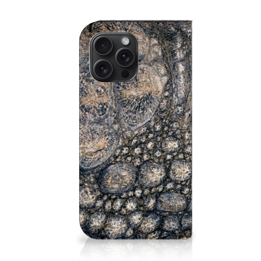 iPhone 15 Pro Max Hoesje maken Krokodillenprint, stijlvolle krokodillenprint case voor optimale bescherming.