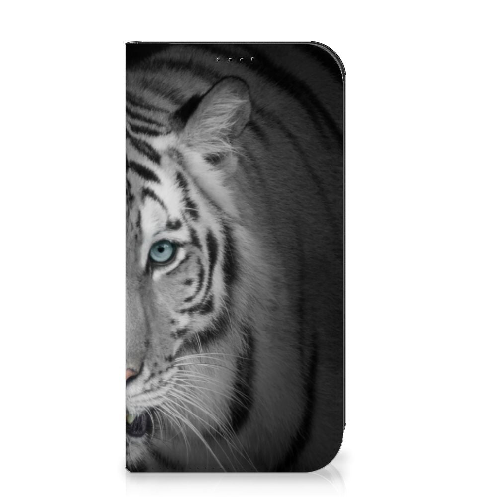 iPhone 15 Pro Max Hoesje maken Tijger met een afbeelding van een majestueuze witte tijger 🐅.