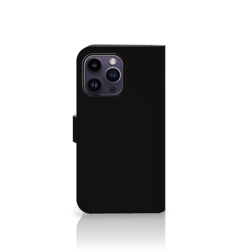 iPhone 15 Pro Max Leuk Hoesje Boho Text in eenvoudig zwart ontwerp, perfect voor stijl en bescherming.