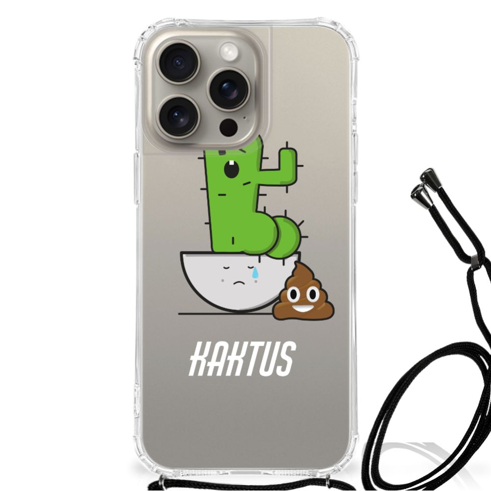 iPhone 15 Pro Max Stevig Bumper Hoesje Cactus Poo B2C Telecom